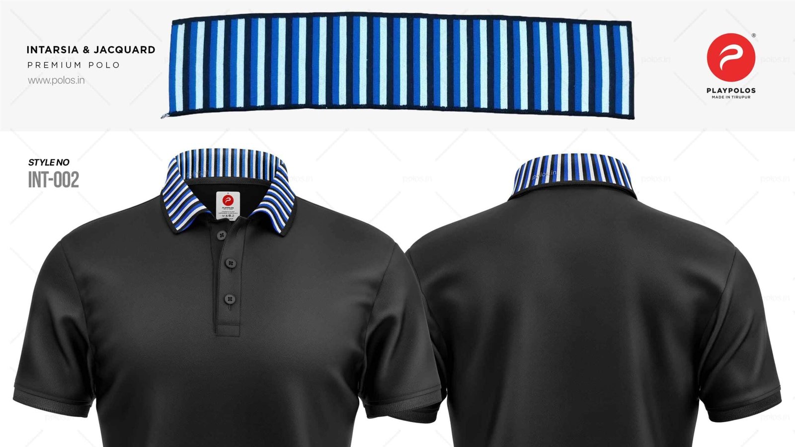 002 Intarsia Jacquard Collar Polo Tshirt Scaled — Polo T-Shirts Net