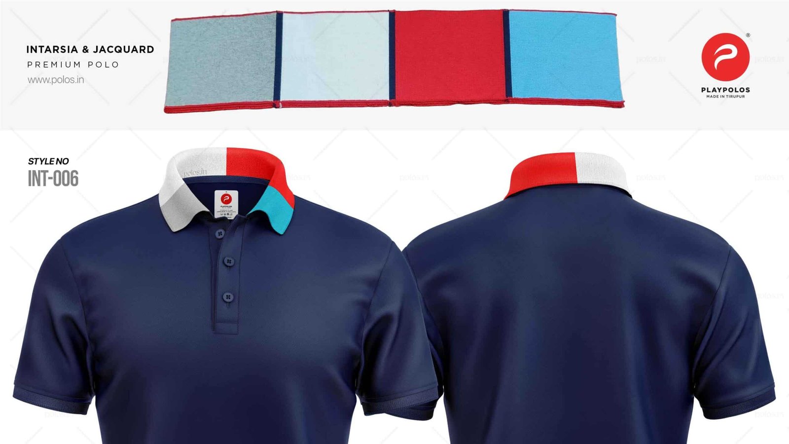 006 Intarsia Jacquard Collar Polo Tshirt Scaled — Polo T-Shirts Net