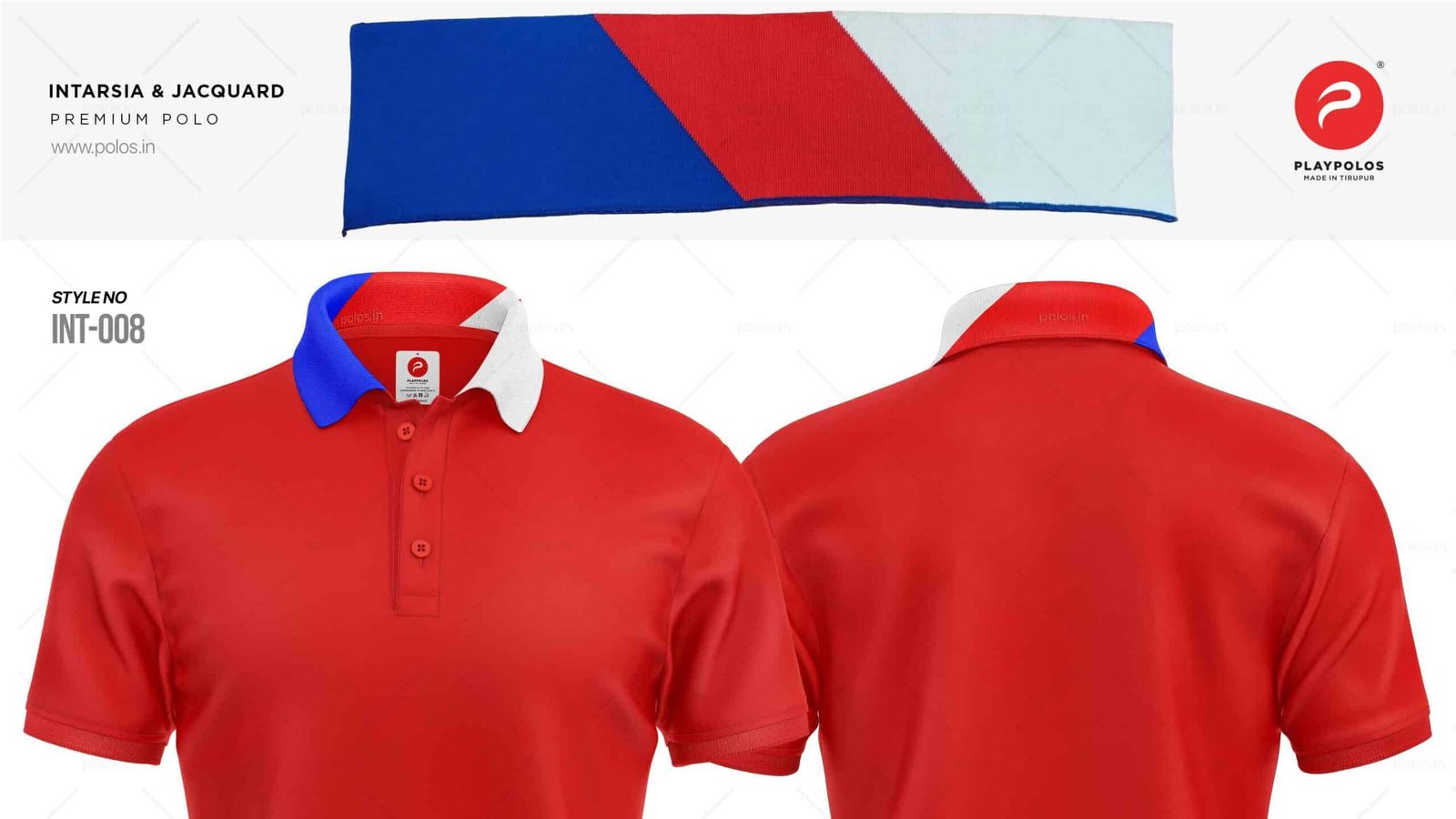 008 Intarsia Jacquard Collar Polo Tshirt Scaled — Polo T-Shirts Net