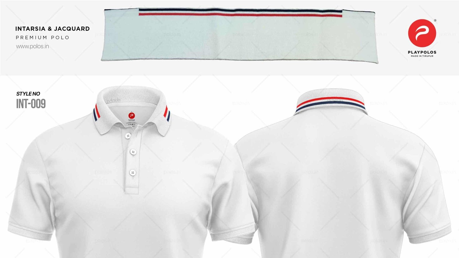 009 Intarsia Jacquard Collar Polo Tshirt Scaled — Polo T-Shirts Net