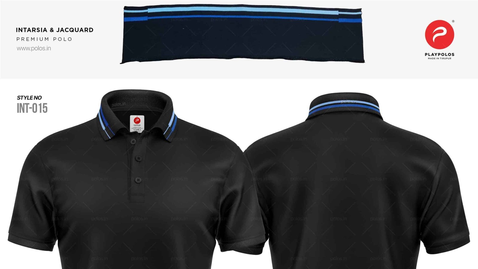 015 Intarsia Jacquard Collar Polo Tshirt Scaled — Polo T-Shirts Net