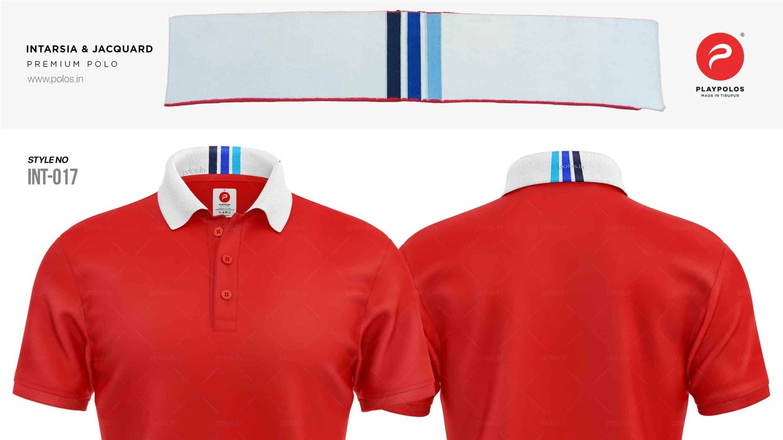 017 Intarsia Jacquard Collar Polo Tshirt Scaled — Polo T-Shirts Net