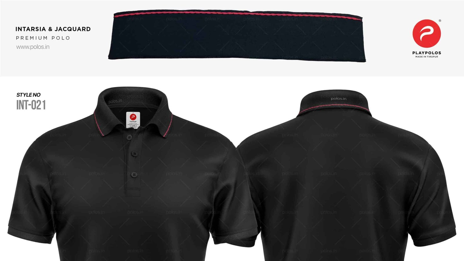 021 Intarsia Jacquard Collar Polo Tshirt Scaled — Polo T-Shirts Net