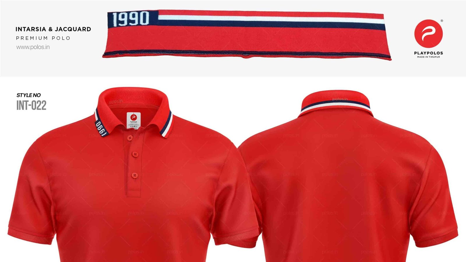 022 Intarsia Jacquard Collar Polo Tshirt Scaled — Polo T-Shirts Net