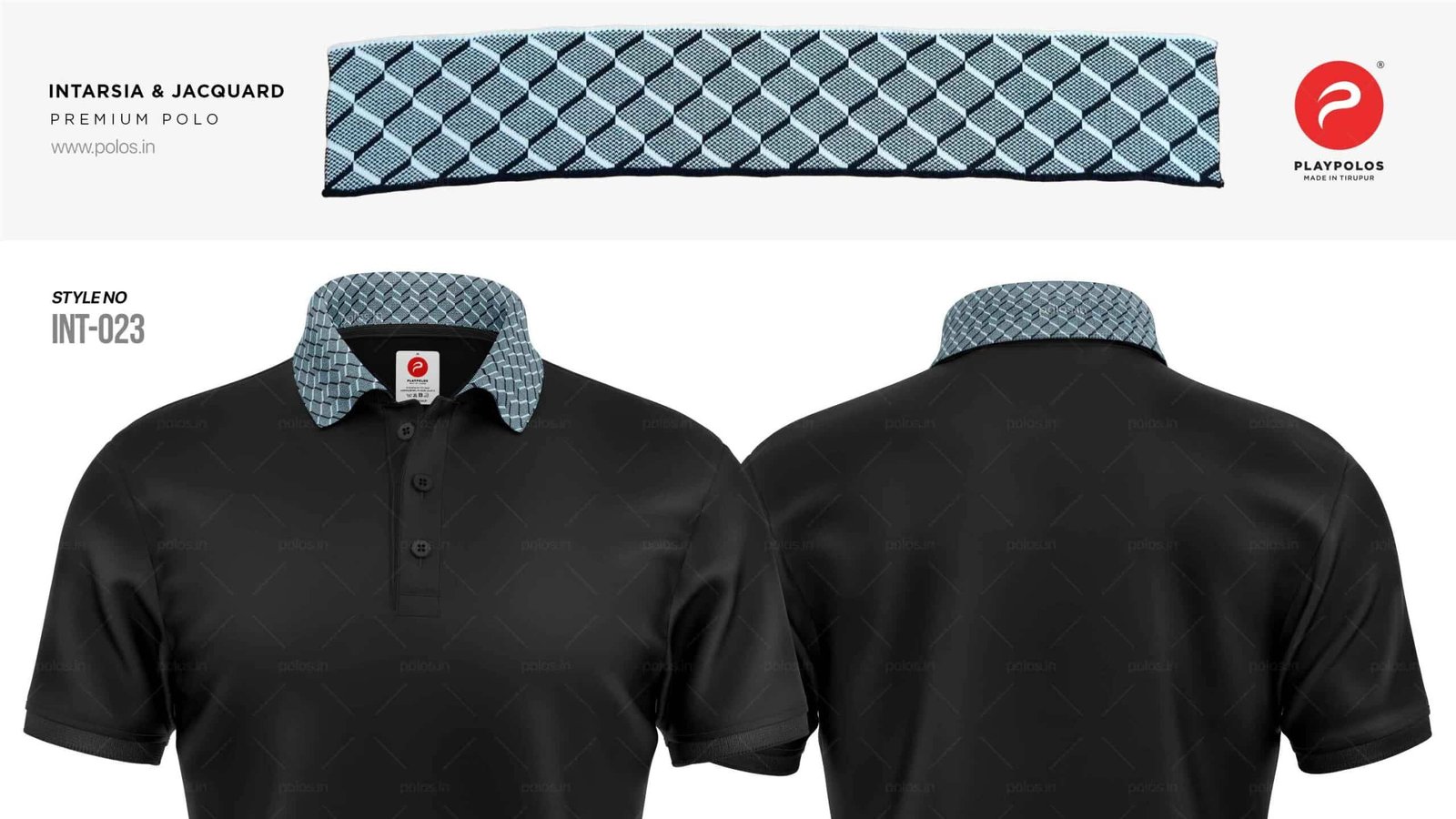 023 Intarsia Jacquard Collar Polo Tshirt Scaled — Polo T-Shirts Net